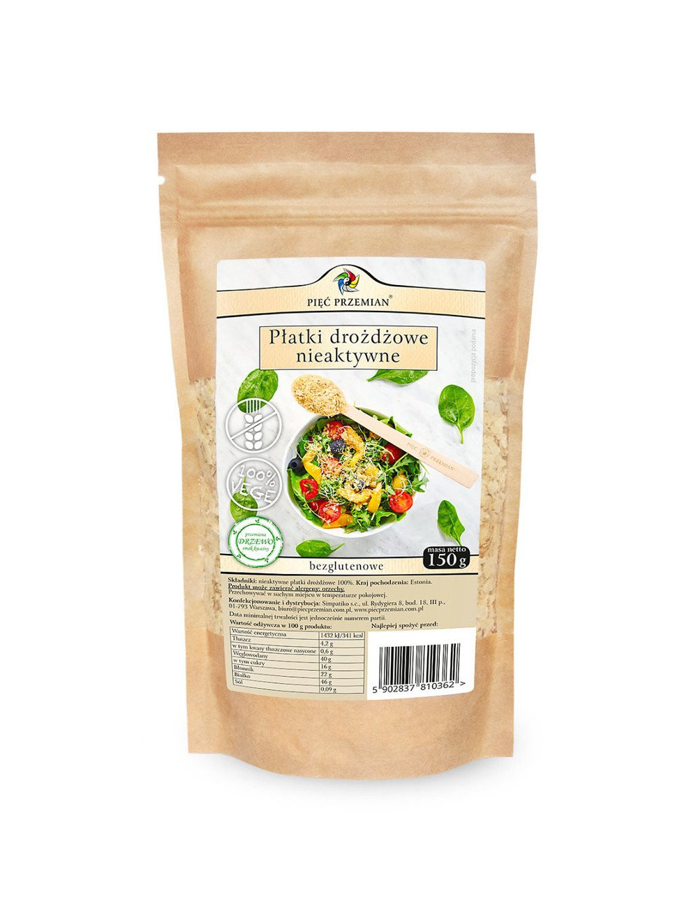 Yeast flakes inactive gluten-free 150g