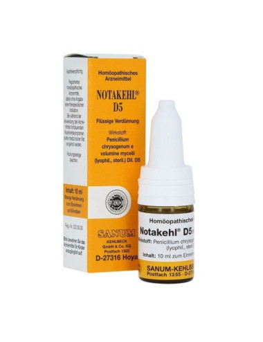 SANUM NOTAKEHL D5 DROPS 10 ml SANUM HOMEOPATHIC REMEDY
