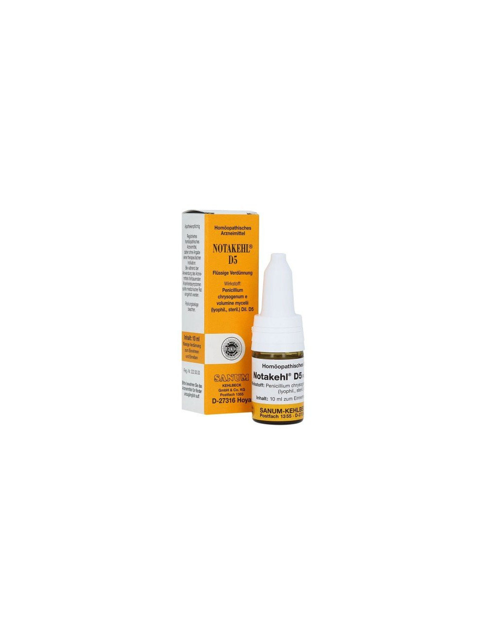 SANUM NOTAKEHL D5 DROPS 10 ml SANUM HOMEOPATHIC REMEDY