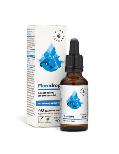 Floradrop ,Lactobacillus Rhamnosus GG, in drops, 40 daily servings, 20 ml BBD 21.07.26