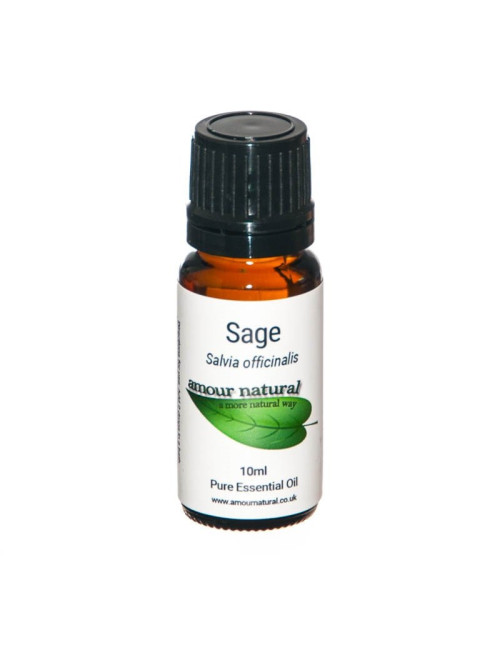 Sage Essential Oil 10ml – Pure Steam Distilled Aromatherapy Oil