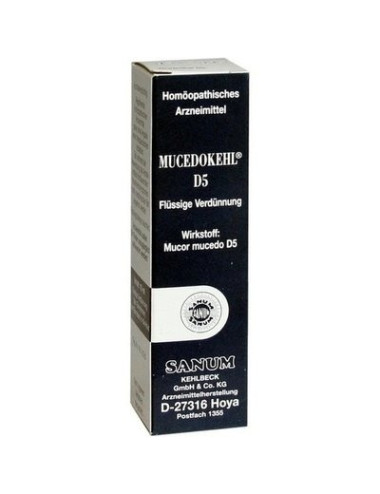 SANUM MUCEDOKEHL D5 DROPS 10ML SANUM HOMEOPATHIC REMEDY