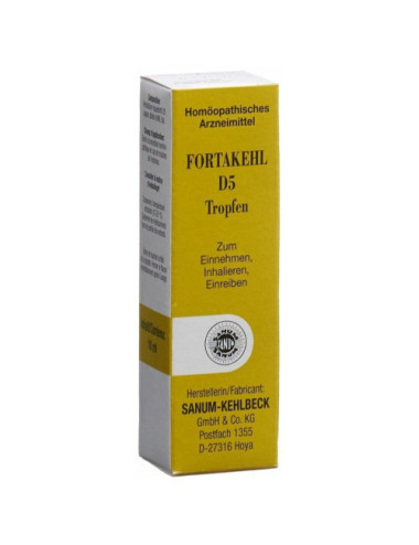 SANUM FORTAKEHL D5 DROPS 10ML SANUM HOMEOPATHIC REMEDY