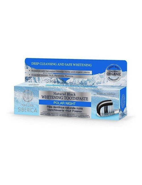 Natura Siberica Polar Night Whitening Toothpaste 100g – Charcoal Gum Care