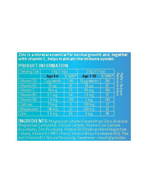 MAG 365  Magnesium Supplement for Kids 150g