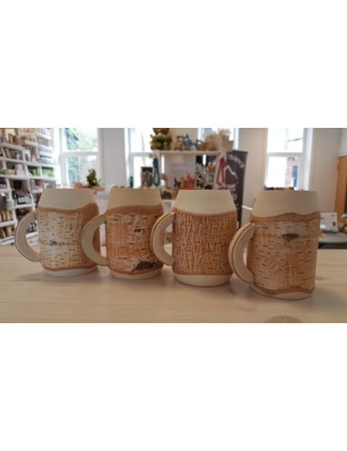 Handmade Wooden Mugs SMALL Size
