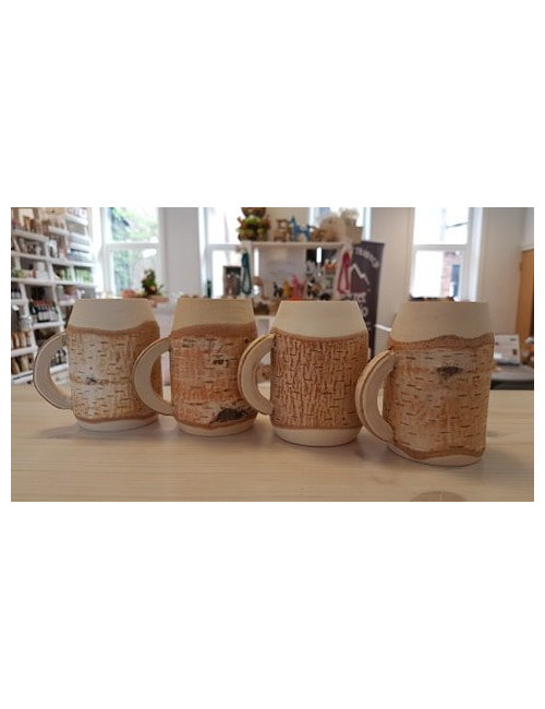 Handmade Wooden Mugs SMALL Size