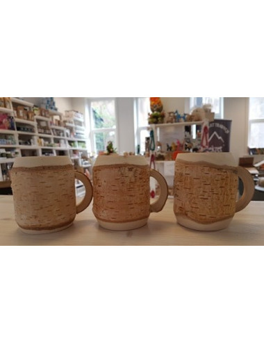 Handmade Wooden Mugs SMALL-SHORT Size