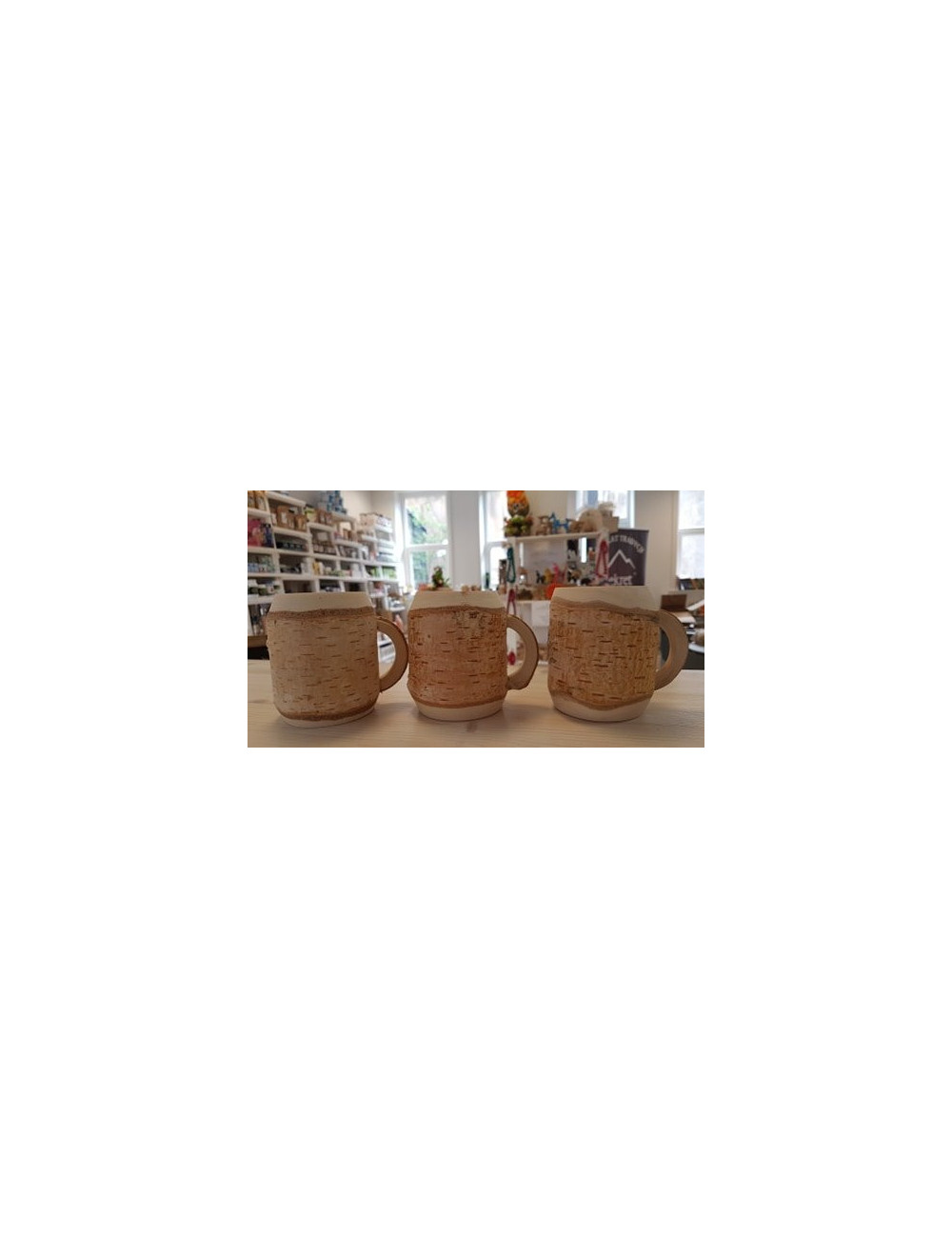 Handmade Wooden Mugs SMALL-SHORT Size