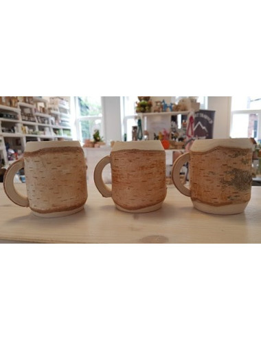 Handmade Wooden Mugs SMALL-SHORT Size
