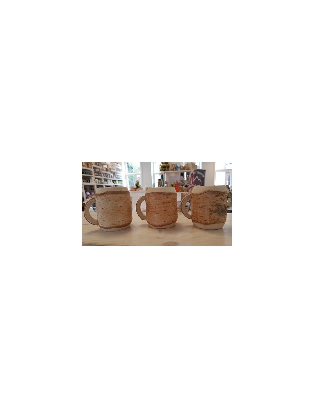 Handmade Wooden Mugs SMALL-SHORT Size