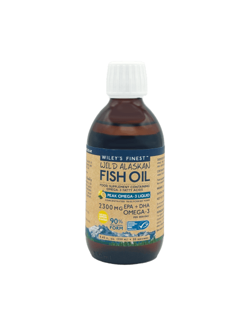 Omega-3 Liquid 2300mg EPA DHA – High Strength Fish Oil Lemon