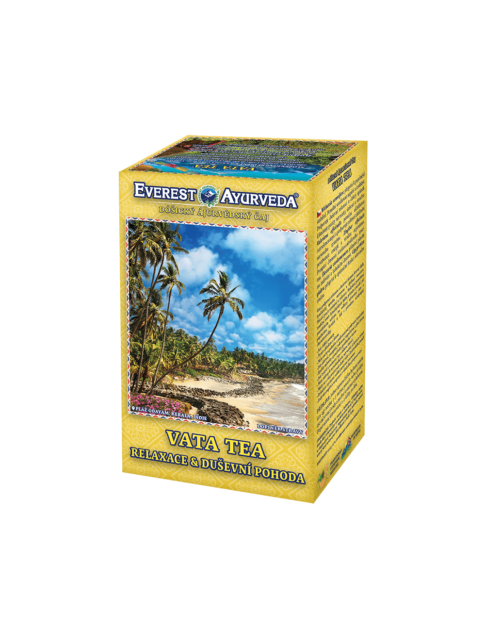 Vata Tea Relaxation & Mental Well-being, Ayurvedic Dosha Tea 100g, Everest Ayurveda