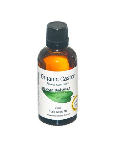 Castor Oil, Organic Ricinus Communis, 50ml / Olejek Rycynowy