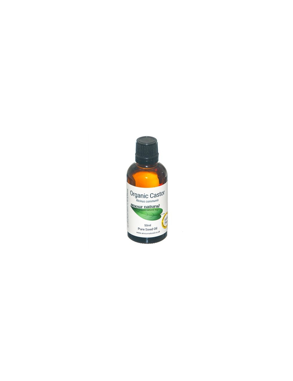 Castor Oil, Organic Ricinus Communis, 50ml / Olejek Rycynowy
