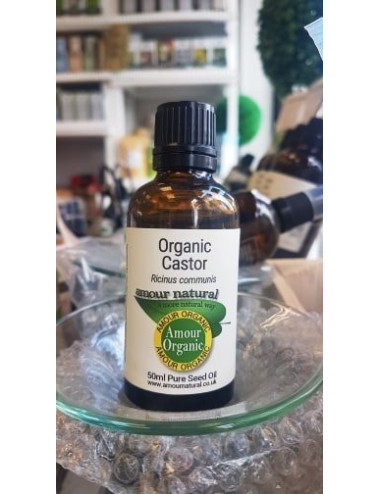 Castor Oil, Organic Ricinus Communis, 50ml / Olejek Rycynowy
