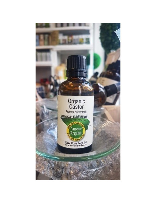 Castor Oil, Organic Ricinus Communis, 50ml / Olejek Rycynowy