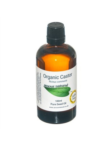 Castor Oil, Organic Ricinus Communis, 100ml / Olejek Rycynowy