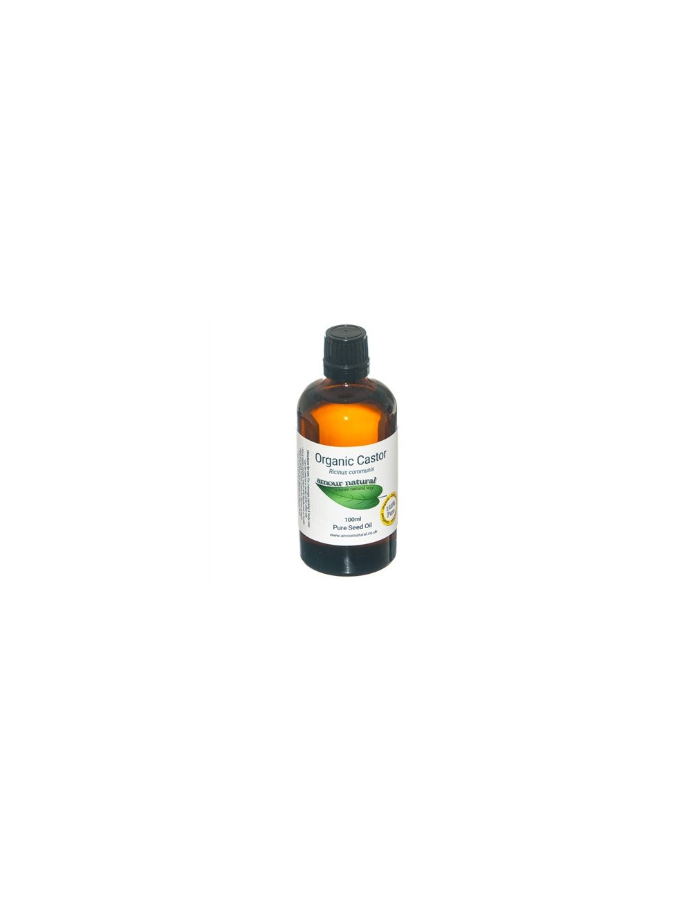 Castor Oil, Organic Ricinus Communis, 100ml / Olejek Rycynowy