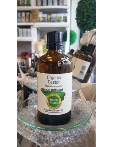 Castor Oil, Organic Ricinus Communis, 100ml / Olejek Rycynowy