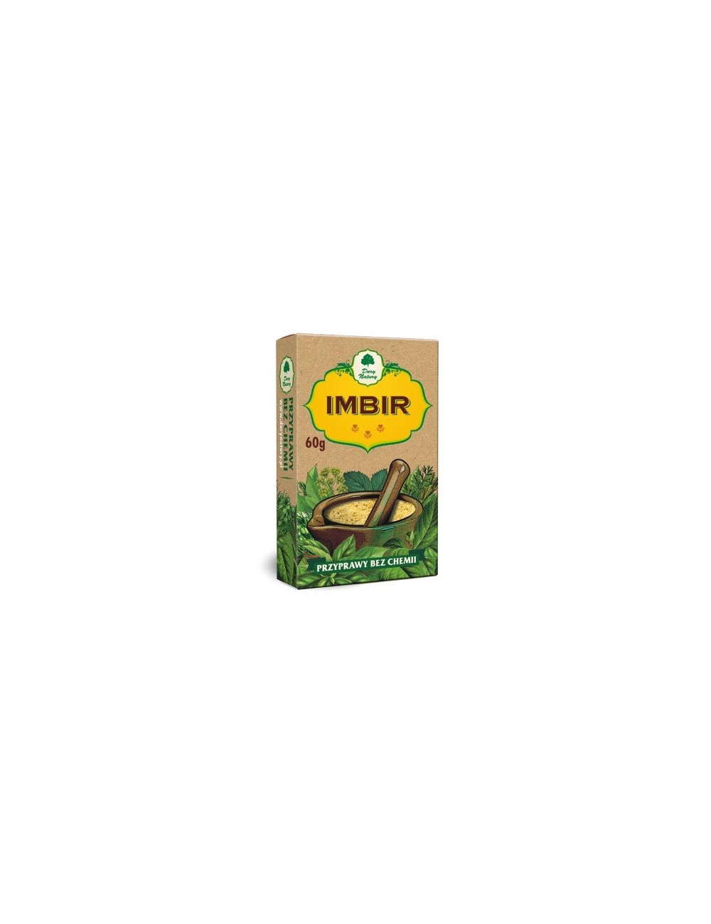 Ground Ginger 60g, Naturally Chemicals Free, Gluten Free, Dary Natury