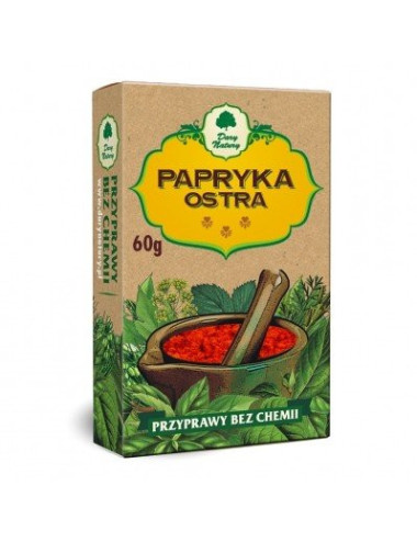 Hot Paprika 60g, Naturally chemicals free
