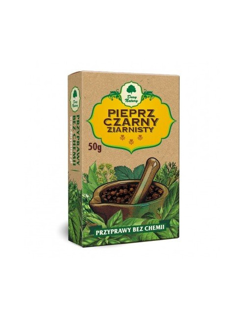Black Pepper Grain 50g, Naturally chemicals free, gluten free, Dary Natury
