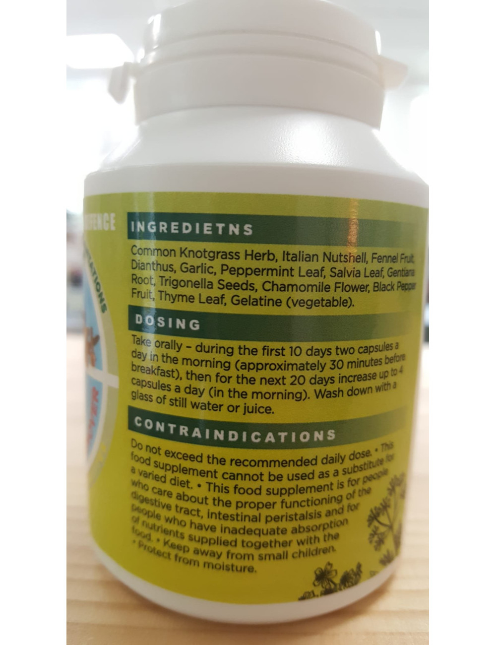 Herbal Parasite Removal - Colon Care 100 Capsules