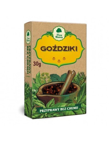 Whole Cloves 30g, Naturally no chemicals, Dary Natury