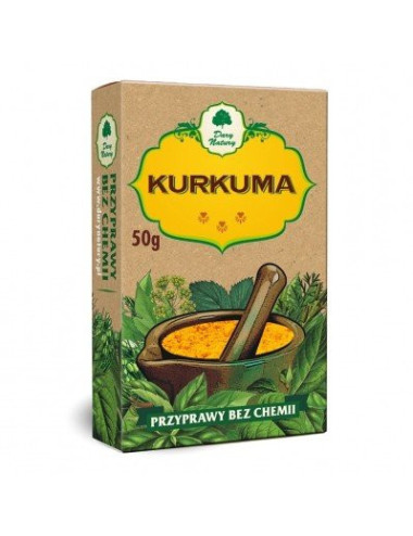 Turmeric 50g, Naturally chemicals free, Dary Natury