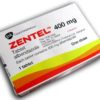 Zentel Albendazole Tablet 400mg, Parasites Remedies