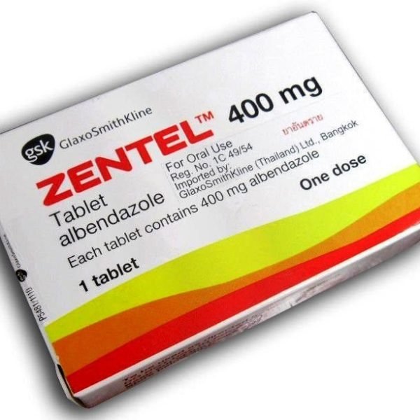 Zentel Albendazole Tablet 400mg, Parasites Remedies