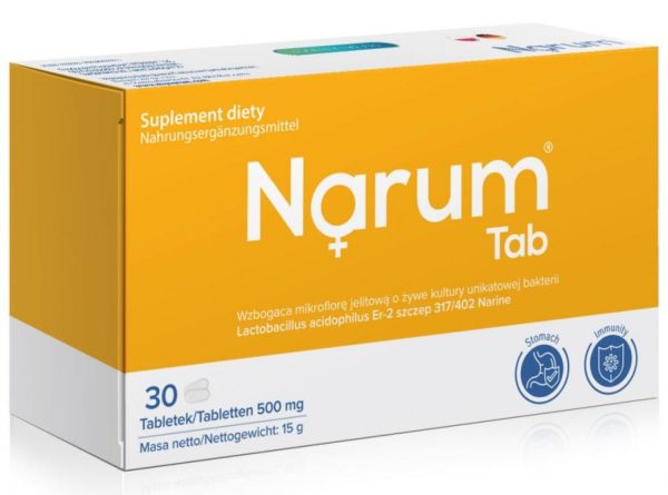 Narum Tablets 500mg, Probiotic 30 tablets