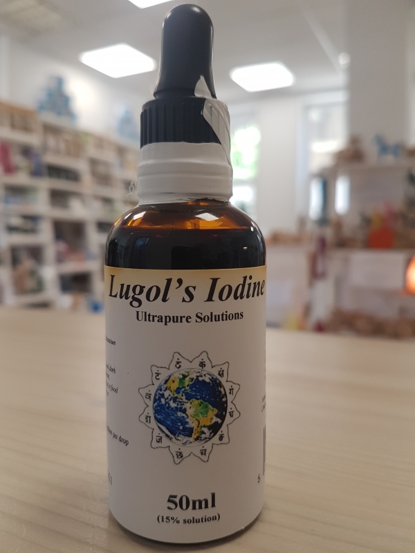 Lugol’s Iodine Solution, MAX STRENGTH 15%, 50ml
