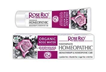 Rose Rio toothpaste Homeopathic with Rose Water, 65 ml
