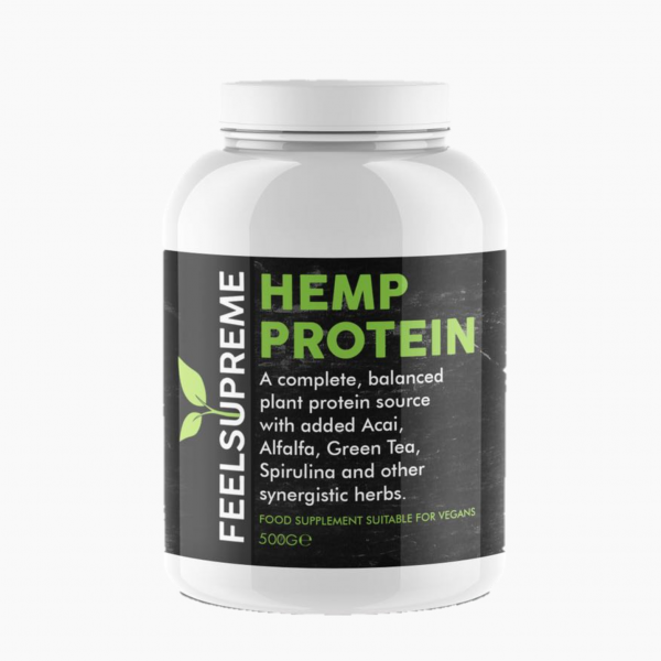 Hemp Protein – A Complete Plant Based Protein Full Amino Acid Profile. Organic And Vegan Friendly – 500G