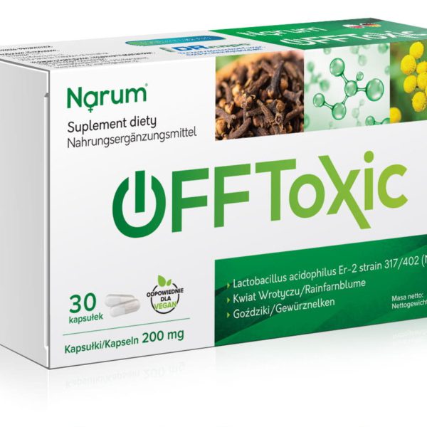 Narum OFFtoxic 200 mg, 30 capsules