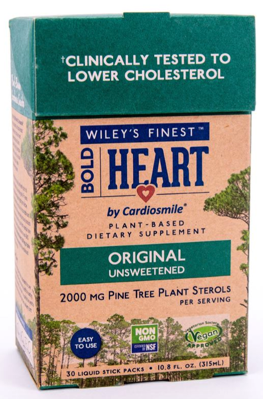 BOLD HEART Clinically Tested to Lower Cholesterol 2000 MG Pine Tree Plant Sterols 315ml