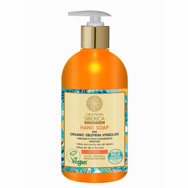Natura Siberica Oblepikha Professional Liquid Hand Soap Organic Softening 500ml