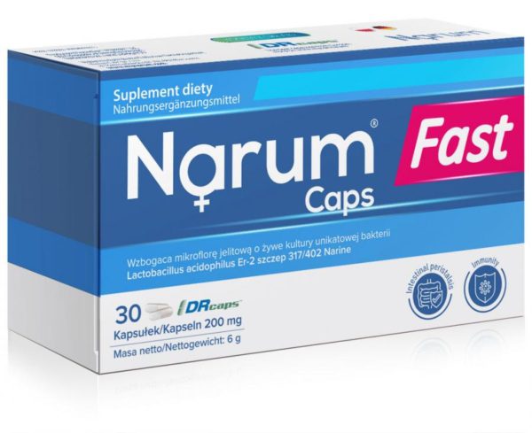 Narum Fast 200mg, 30 capsules