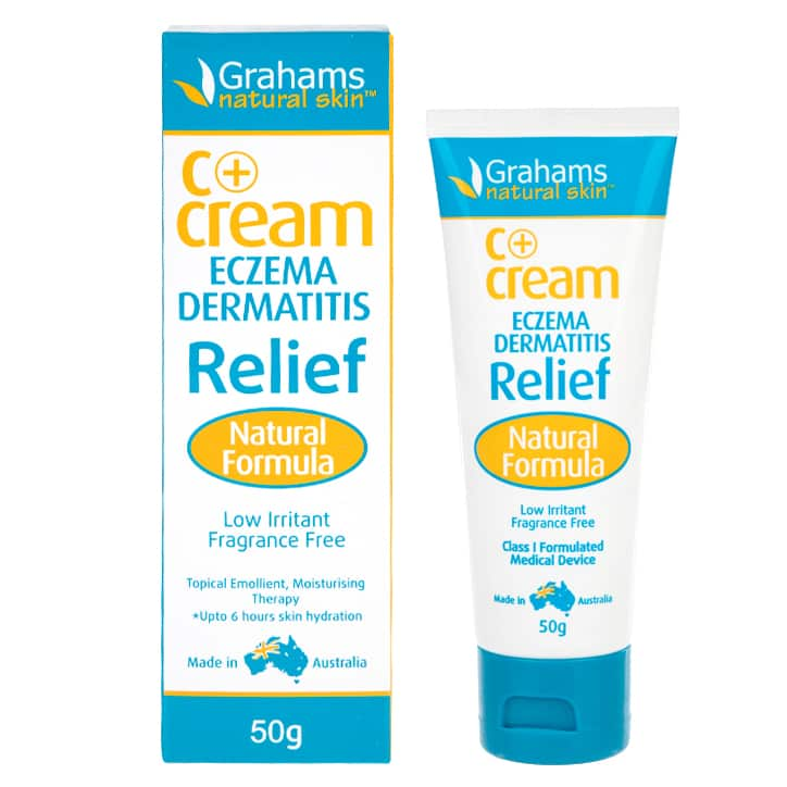 C+ Cream Eczema & Dermatitis Relief, Grahams natural skin 50g | Natural ...