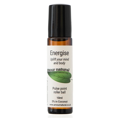 Energise Roller Ball – 10ml, A blend of pure essential oils