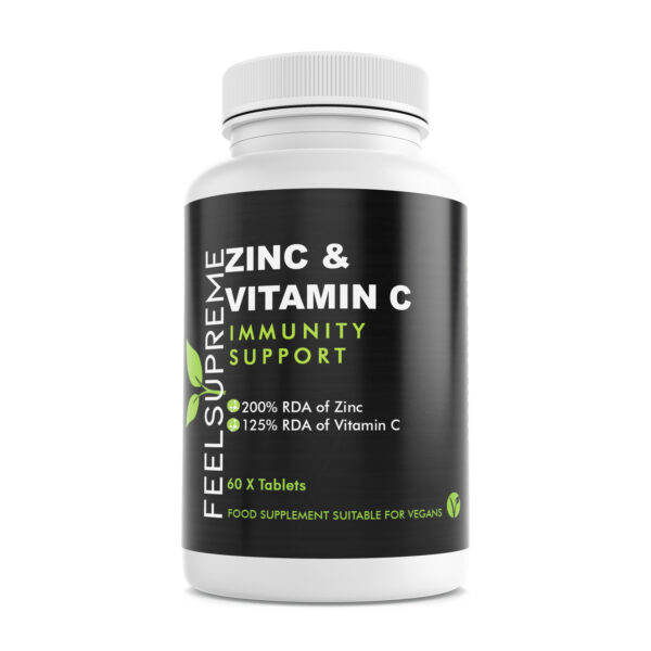 Zinc with vitamin C, 60 tablets, Feel Supreme / Cynk plus witamina C