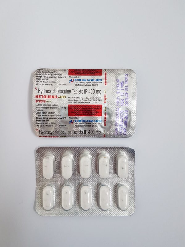 Hetquenil – 400 (Hydroxychloroquine 400 mg), (10 tablets)