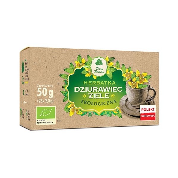 St. John’s Wort herb ecological, Dary Natury 25 tea bags / Dziurawiec Ziele