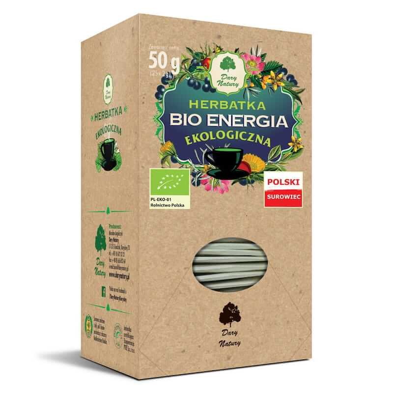 Bio-Energy tea ecological, Dary Natury 25 tea bags