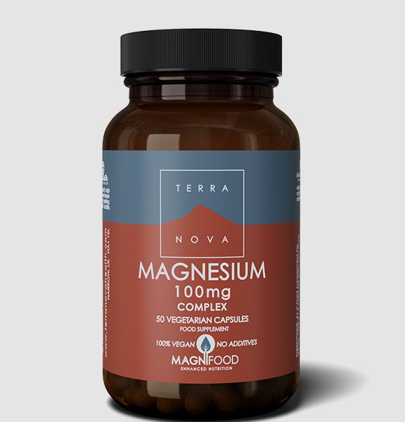 Magnesium 100 mg Complex, Terranova 50 vegan capsules