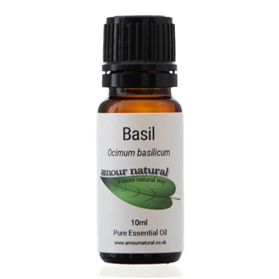 Basil Pure Essential Oil 10ml, Amour Natural
