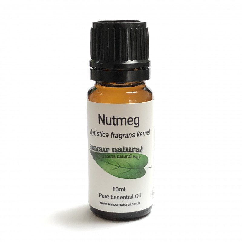 Nutmeg Pure Essential Oil 10ml, Amour Natural