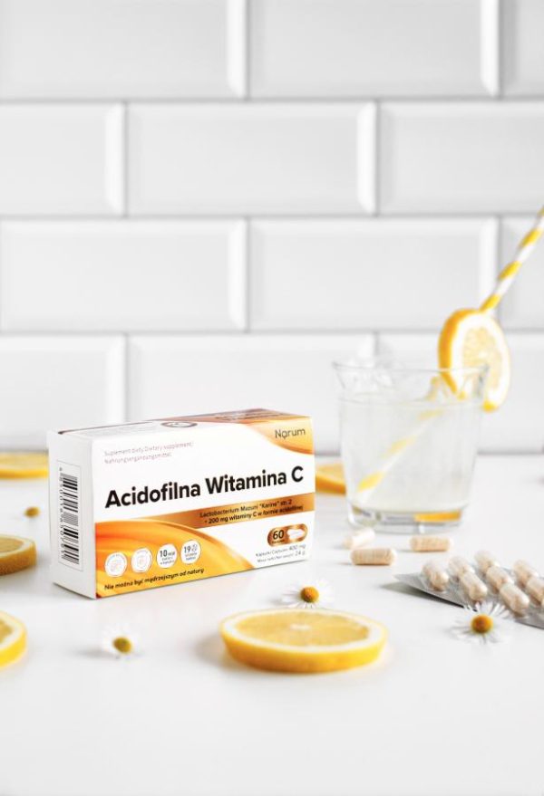 Acidophilic Vitamin C 400 mg | 60 capsules